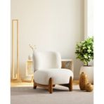 Velura Home & Living Senna Berjer & Tekli Koltuk - Krem