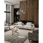 Velura Home & Living Soho Sırt Mekanizmalı Üçlü Kanepe (Orta Modül Dahil) & 3'lü Koltuk - Beyaz