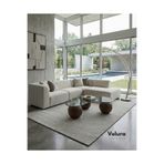 Velura Home & Living Top Sehpa & Füme Fasülye Cam Küre Orta Sehpa Füme Cam - Koyu Ceviz