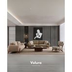 Velura Home & Living Vezir Koltuk Takımı & Oturma Grubu (3+3+1+1) - Yeşil - Krem