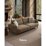 Velura Home & Living Vezir Sırt Mekanizmalı 3 Adet Üçlü Kanepe & 3'lü Koltuk (3+3+3) - Yeşil