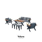 Velura Home Mercan Bahçe Takımı - Gri