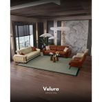 Velura Home Milda Koltuk Takımı ve Oturma Grubu (3+3+1+1) Bordo