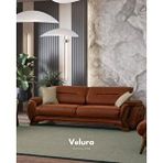Velura Home Milda Üçlü Koltuk ve Kanepe (3'lü) - Bordo