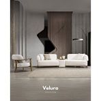 Velura Home Moka Koltuk Takımı ve Oturma Grubu (3+1) Krem