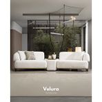 Velura Home Moka Üçlü Koltuk ve Kanepe (3'lü) Krem