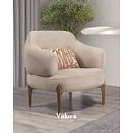 Velura Home Sultan Tekli Koltuk ve Berjer Krem