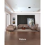 Velura Home Tulia Koltuk Takımı ve Oturma Grubu (3+3+1) Krem