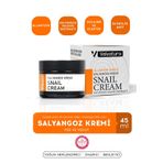 Velvatura Salyangoz Kremi Yaşlanma Karşıtı, Kırışıklık Önleyici, Yoğun Nemlendirici, Onarıcı, Besleyici 45 ml