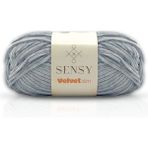 Velvet Slim El Örgü Ipi Battaniye Ipi Kazak Ipi Amigurumi Ipliği Bebek Battaniye Ipi Kadife Ip Amigurumi Ip - Açık Gri