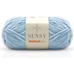 Velvet Slim El Örgü Ipi Battaniye Ipi Kazak Ipi Amigurumi Ipliği Bebek Battaniye Ipi Kadife Ip Amigurumi Ip - Bebe Mavisi