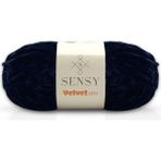 Velvet Slim El Örgü Ipi Battaniye Ipi Kazak Ipi Amigurumi Ipliği Bebek Battaniye Ipi Kadife Ip Amigurumi Ip - Siyah