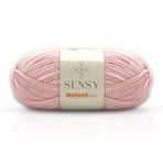 Velvet Slim El Örgü Kazak Ipi Bebek Battaniye Kadife Amigurumi İp (Bebe Pembesi)