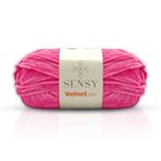 Velvet Slim El Örgü Kazak Ipi Bebek Battaniye Kadife Amigurumi İp (Pembe)
