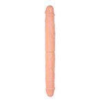 VelvexNoir Double Dong Çift Taraflı İki Yönlü Esnek Dildo Kıkırdaklı Penis
