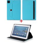 Velvoria Lenovo Tab 3 Essential 7" Tablet Uyumlu Standlı Tablet Kılıfı + Nano Ekran Koruyucu - Turkuaz