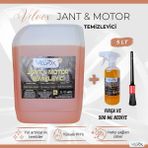Velvox Jant ve Motor Temizleyici 5 L + 500 ml ve Detay Fırça Hediye | Yüksek pH – Yağ & Balata Tozu Temizleme – Kostiksiz Formül