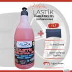 Velvox Lastik Parlatıcı Jel 1L (Yoğun Kıvam) Sünger Hediye I Lastik Parlatma, Lastik Temizleyici