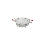 Vemora 22CM TEL SEPET METAL SÜZGEÇ SİLİKON KILIFLI KULP METAL ÇERÇEVE - AYAK (5166)