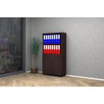 Vena 80x35x150 Wenge Yarım Kapak Dolap