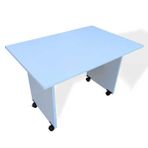 Vena 90x60x60 cm Beyaz Tekerlekli Sehpa