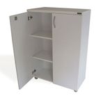 Vena Beyaz 80x35x115 cm Tam Kapak Ofis Dolabı