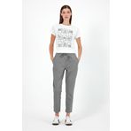 VENA Kadın Alian Antrasit Beli Lastikli Summer Gabardin Pantolon
