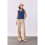 VENA Kadın Dark Blue Jean %100 Pamuk Yelek - DARK BLUE