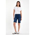 VENA Kadın Gabriel Dark Blue Regular Fit Jean Şort - Dark Blue