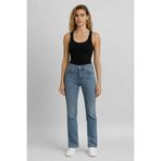 VENA Kadın Gabriel Med Blue Straight Fit Jean Pantolon - Med Blue