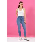 VENA Kadın Holly Dirty Med Blue Yüksek Bel Skinny Jean Pantolon - Dirty Med Blue