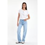 VENA Kadın Marrakesh Ice Blue Yüksek Bel Straight Fit Jean Pantolon - Ice Blue