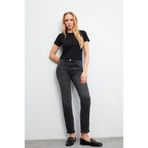 VENA Kadın Petra Black Boyfriend Jean Pantolon - Black