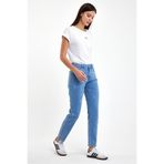 VENA Kadın Petra Dirty Med Blue Boyfriend Jean Pantolon - Dirty Med Blue