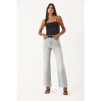 VENA Kadın Wanda Grey Wide Leg Jean Pantolon - Grey