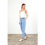 VENA Marla Sky Blue Yüksek Bel Slouchy Jogger Pantolon - SKY BLUE