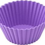 Venadora Silikon Muffin Kek Kalıbı Yapışmaz 6 Adet Mor