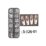 Venalisa 12li Silver Renk Yıldız Ay Tırnak Süsleme Nail Art Charm