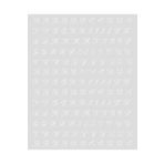 Venalisa Beyaz Harf Tırnak Sticker Nail Art Tırnak Süsleme Etiket JO-1141