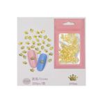Venalisa Gold Kraliçe Tacı King Taç Figürü 200 Adet Tırnak Süsleme Nail Art Charm