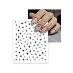 Venalisa Siyah Tırnak Sticker Nail Art Tırnak Süsleme Etiket JO-964