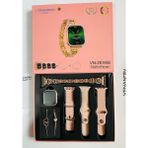 Venandin Nom Tekno / Venandin Vn 20 Mini 4 Kordon 2 Bilezik Kadın Akıllı Saatı - Pembe - 41 mm