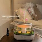 Venandin Nomtekno/Ultrasonıc Humıdıfer/Hava Nemlendırıcı 2lt Alev Desen Görünümlü - Beyaz