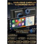 Venandin Oto CarPlay 11.25" Kablosuz Carplay & Android Auto Multimedya Ekranı ve Geri Görüş Kamerası