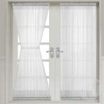 Venarde Concept Briz Kelebek Keten Tül Perde - 40 x 30 cm - Kırık Beyaz