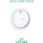 Venas Akıllı Takip Cihazı Tag Akıllı Airtag Telefondan Izlenebilir - Beyaz