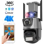 Venas Çift Kameralı 8mp Polis Çakarlı Wifi Hareket Algılama Ultra Hd Dijital Zoomlu Güvenlik Kamerası