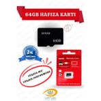 Venas Ultra 64 GB Uhs-3 Class 10 A++ Kalite 64G- Micro Sd Kart 64GB Hafıza Kartı