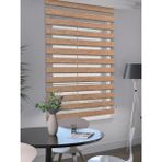 Venassa Bambu Zebra Stor Perde - 120 x 250 cm - Kahve