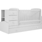 Venatto Almina Büyüyen Beşik - 70 X 130 - Beyaz - Krem